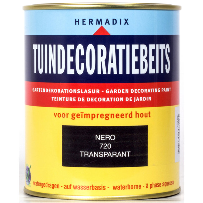 Hermadix Hermadix Tuindecoratiebeits Transparant Nero 720 750 ml