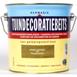Hermadix Tuindecoratiebeits Transparant Groen Naturel 767 2,5 liter