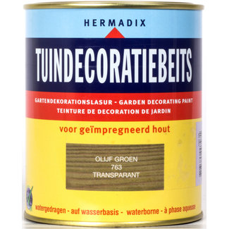 Hermadix Tuindecoratiebeits Transparant Olijf Groen 763 750 ml