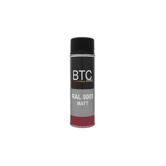 BTC Spray Ral 9005 Zwart Mat 400 ml
