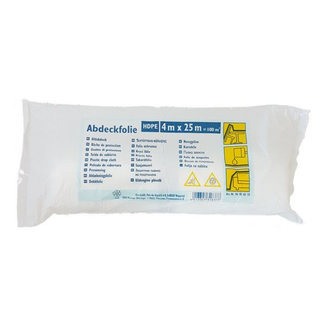 Afdekfolie Op Rol HDPE 0,005MM 4 X 25M