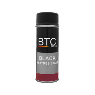 BTC Spray Hittebestendig Zwart 400 ml