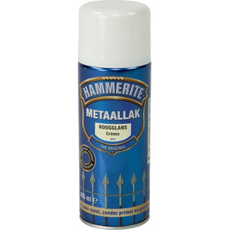 Hammerite Hammerite Hoogglans Creme S012 Spuitbus 400 ml