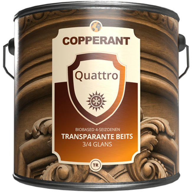 Copperant Copperant Quattro Transparante Beits 3/4 Glans 1 liter