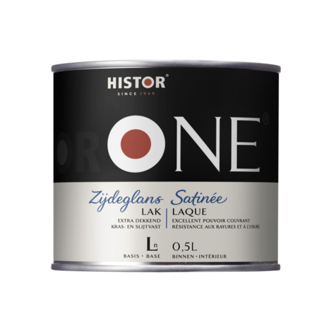 Histor ONE by Histor Acryl Lak Zijdeglans 0,5 liter