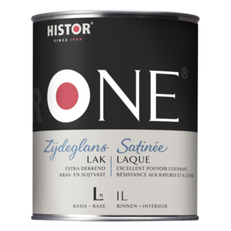 Histor One ONE by Histor Acryl Lak Zijdeglans Lichte Kleuren 2,5 liter
