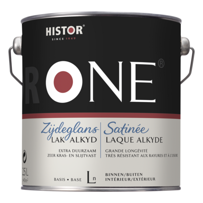 Histor One ONE by Histor Lak Alkyd Zijdeglans 2,5 liter