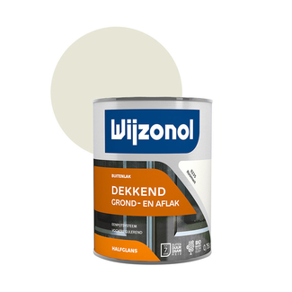 Wijzonol Wijzonol Dekkend Grond- en Aflak Halfglans Roomwit 9235 750 ml