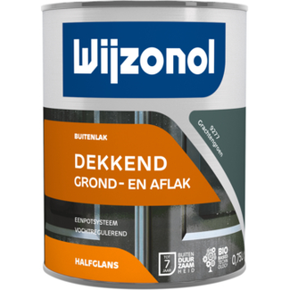 Wijzonol Wijzonol Dekkend Grond- en Aflak Halfglans Grachtengroen 9277 750 ml