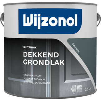 Wijzonol Wijzonol Dekkend Grondlak Blauwgrijs 2,5 liter