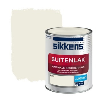 Luipaard Shetland Kalmerend Sikkens Buitenlak Zijdeglans Ral 9010 Gebroken Wit 750 ml - Altijdverf.nl