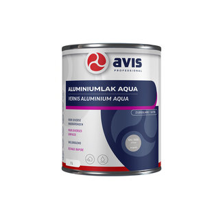 Avis Avis Aluminiumlak Aqua Ral 9006 Zilver 1 liter