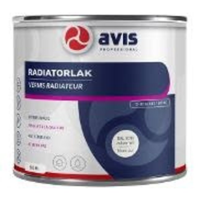 Avis Avis Radiatorlak Zuiver Wit Ral 9010 500 ml