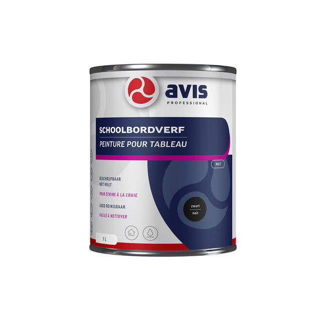 Avis Avis Aqua Schoolbordverf Zwart 500 ml