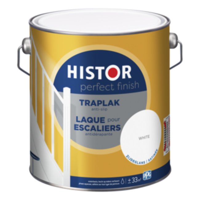 Histor Histor Perfect Finish Traplak Wit Zijdeglans 750 ml
