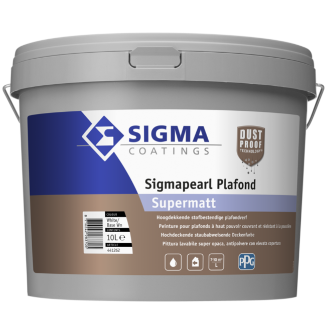 Sigma Sigma Sigmapearl Plafond Supermatt Wit en Lichte Kleuren 10 liter
