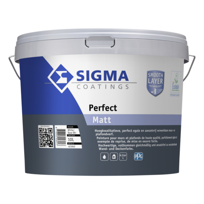 Sigma Sigma Perfect Matt Wit en Lichte Kleuren 10 liter