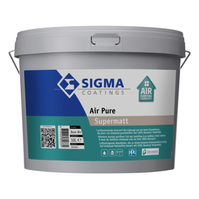 Sigma Sigma Air Pure Supermatt Wit en Lichte Kleuren 10 liter