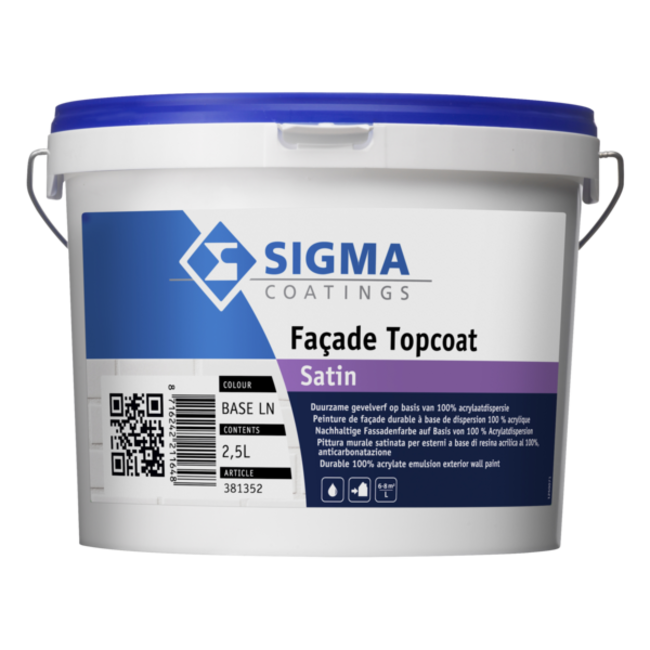 Sigma Sigma Façade Topcoat Satin 2,5 liter