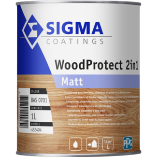 Sigma Woodprotect 2in1 Transparant Matt 1 liter