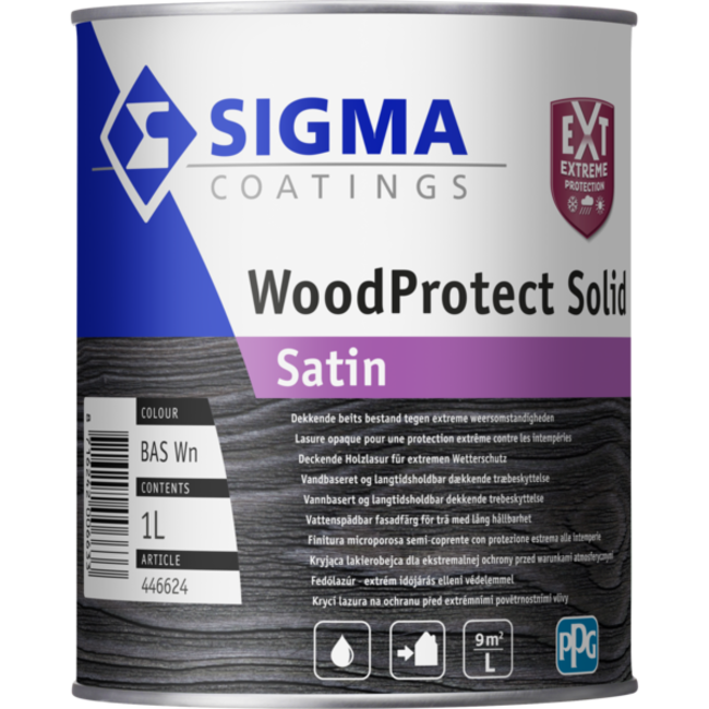 Sigma Woodprotect Solid Satin Dekkend 1 liter