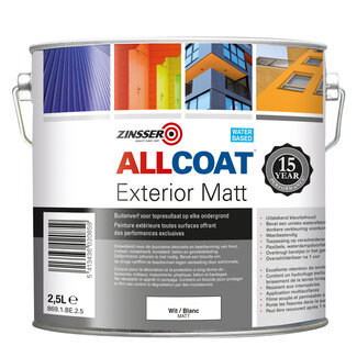 Zinsser Allcoat Exterior Matt 1 liter