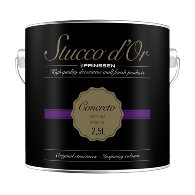 Prinssen Stucco d'Or Concreto - Betonlook 2,5 liter