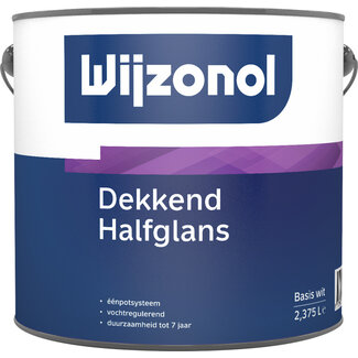 Wijzonol Dekkend Halfglans 2,5 liter
