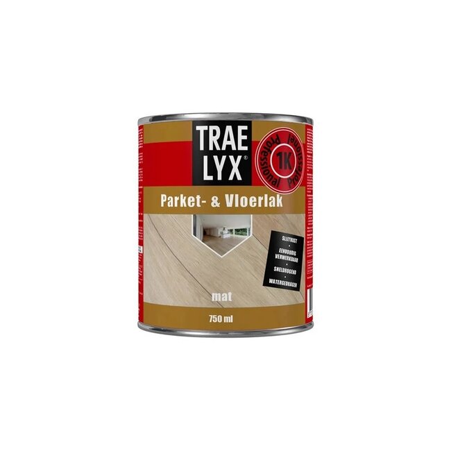 Trae Lyx Parket- & Vloerlak Mat 750 ml