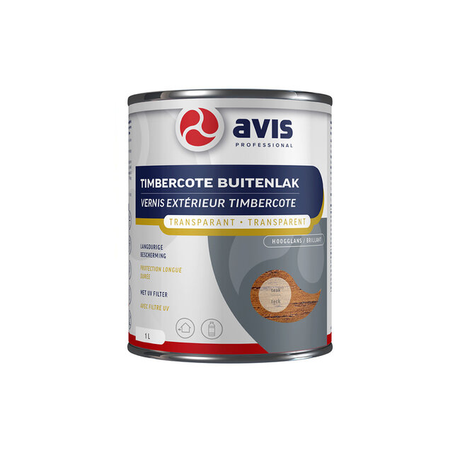 Avis Timbercote Buitenlak Hoogglans 1 liter