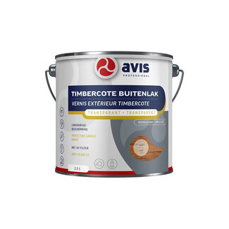Avis Timbercote Buitenlak Hoogglans Teak 2,5 liter Avis Timbercote Buitenlak Hoogglans Teak 2,5 liter