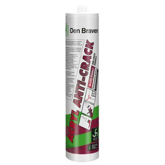 Den Braven Acryl Anti-Crack wit kit 310ml