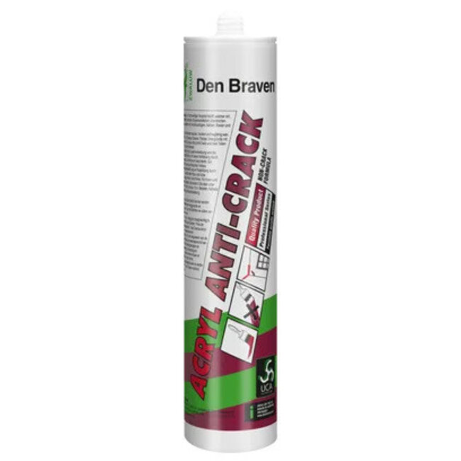 Den Braven Acryl Anti-Crack wit kit 310ml