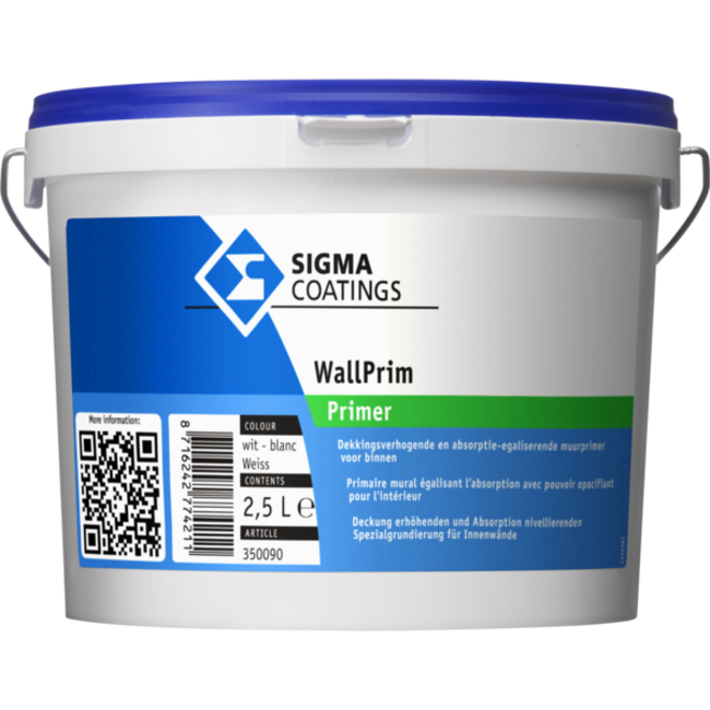 Sigma WallPrim Primer Wit  2,5 liter