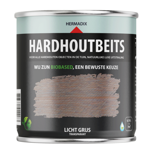 Hermadix Hardhoutbeits Lichtgrijs 462 750 ml