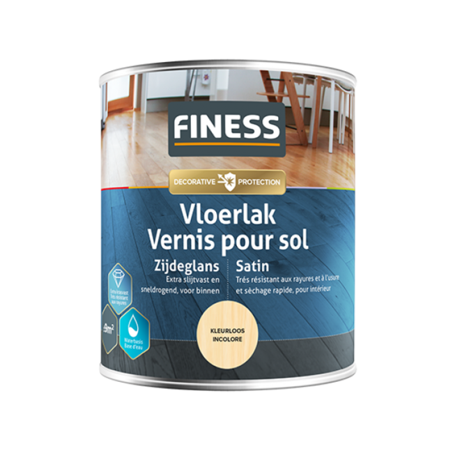 Finess Vloerlak Zijdeglans Kleurloos 750 ml