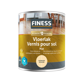 Finess Vloerlak Mat Kleurloos 2,5 liter