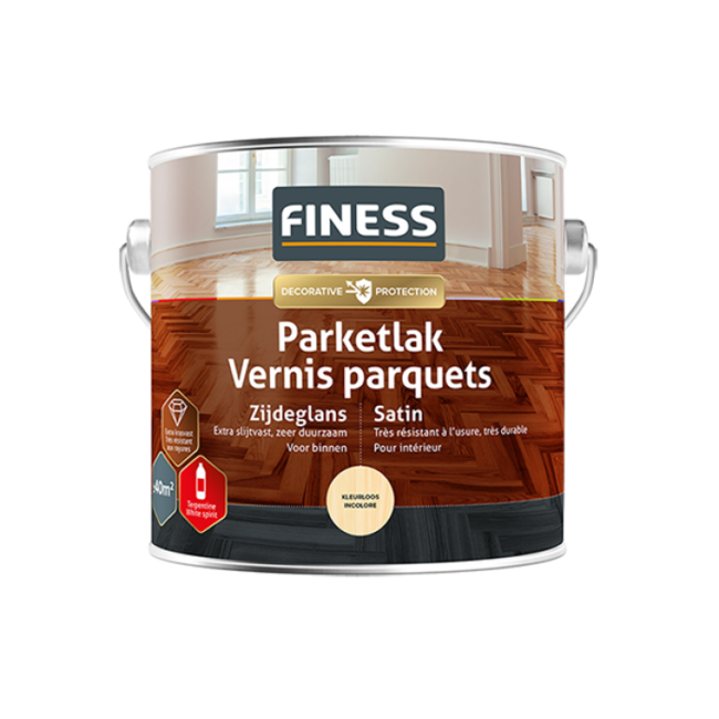 Finess Parketlak Zijdeglans Kleurloos 750 ml