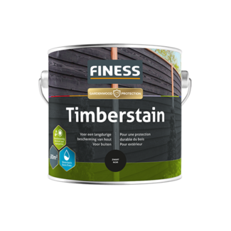 Finess Timberstain Zwart 2,5 liter