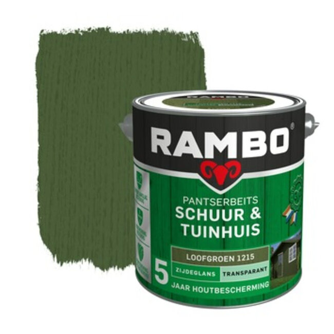 Rambo Pantserbeits Schuur & Tuinhuis Loofgroen 1215 2,5 liter