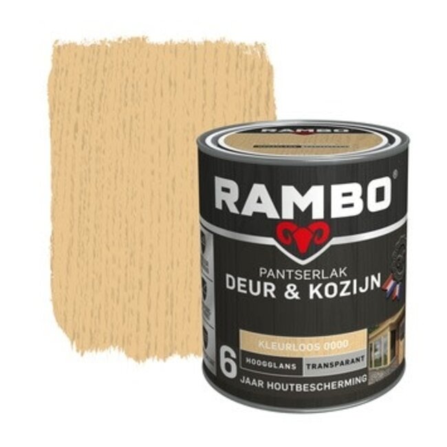 Rambo Pantserlak Deur & Kozijn Hoogglans 750 ml