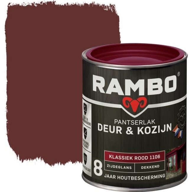 Rambo Pantserlak Deur & Kozijn Zijdeglans 750 ml