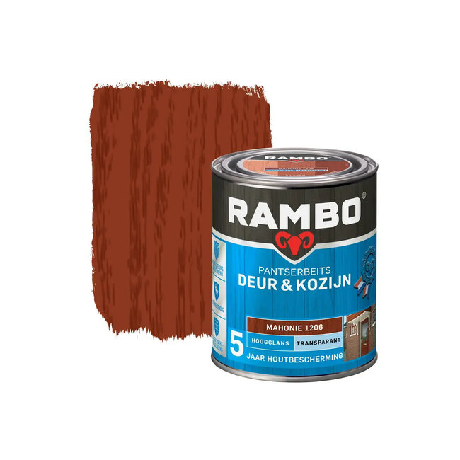 Rambo Pantserbeits Deur & Kozijn Transparant Hoogglans 750 ml