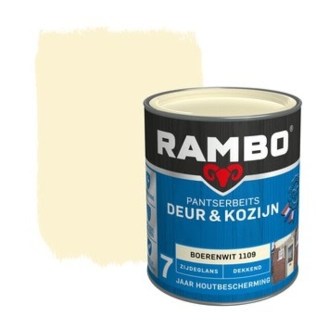 Rambo Pantserbeits Deur & Kozijn Dekkend Zijdeglans 750 ml