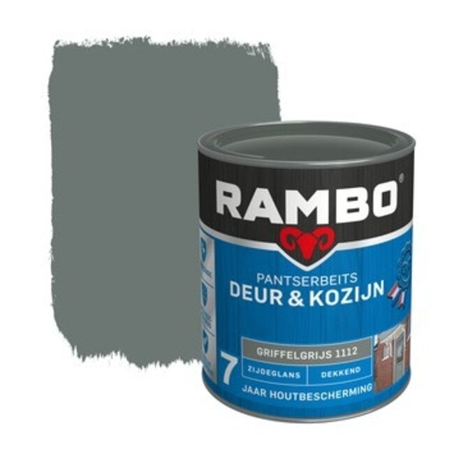 Rambo Pantserbeits Deur & Kozijn Dekkend Zijdeglans 750 ml