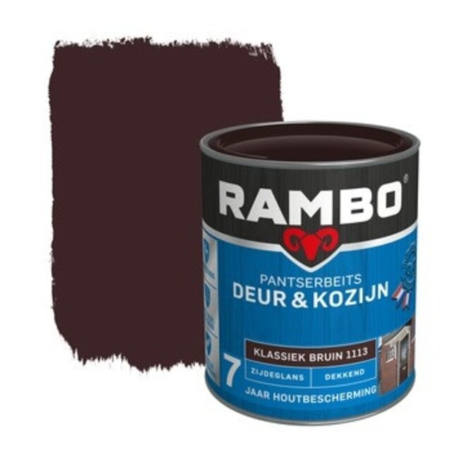 Rambo Pantserbeits Deur & Kozijn Dekkend Zijdeglans 750 ml