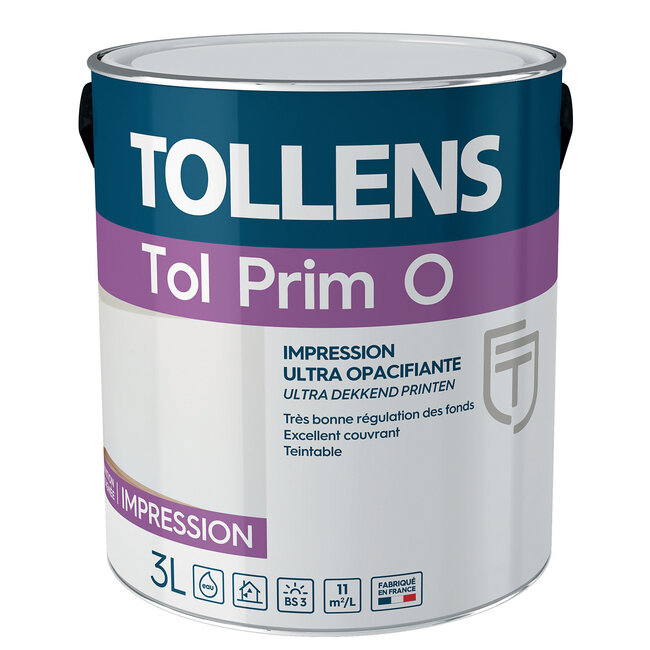 Tollens Tollens Tol-Prim O Wit 10 liter (Dekkende Muur Voorstrijk)