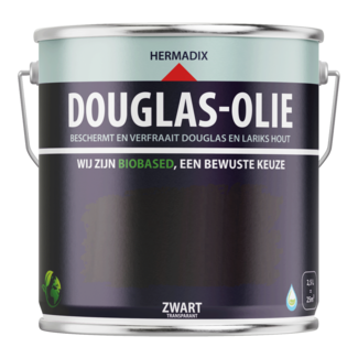 Hermadix Douglas Olie Zwart 2,5 liter