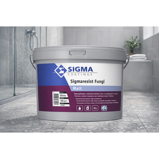 Sigma Sigmaresist Fungi Matt Wit en Lichte Kleuren 10 liter