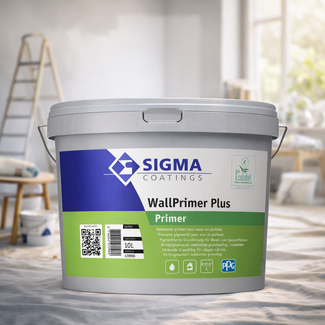 Sigma Wallprimer Plus Wit en Lichte Kleuren 10 liter